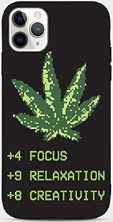 Toothsome Studios Weed Leaf Pixel Art iPhone 11 TPU Case RPG Video Game