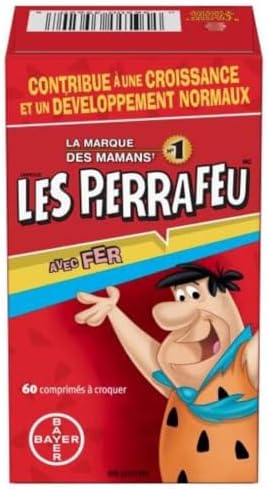 FLINTSTONES Plus Iron Chewable Multivitamin for Kids, Helps with Normal Growth and Development, 60 Chewable Tablets