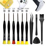 Cleaning Repair Tool Kit for Playstation PS Xbox Switch Controller and Console, Crossed Screwdriver PH...