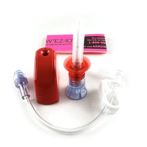 EZ-IO Compatible IO Needle Trainer 15-Gauge 25mm Intraosseous Needle for Medical Instructors Teaching Vascular Access Device Skills Station