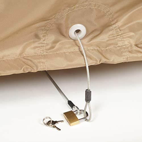 Eevelle 2 Passenger Golf Cart Storage Cover In Black And Tan #TOP4