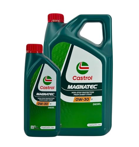 Motorenöl 0W-30 D Magnatec Stop Start [6 L] von Castrol (SET159C666L) Öl Schmierung Motorenöl