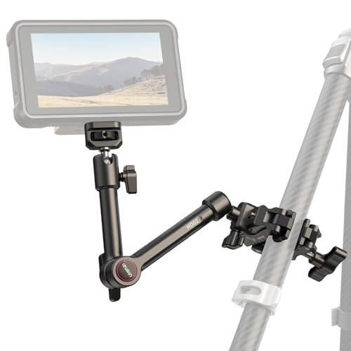 ULANZI HD02 10' Magic Arm Super Clamp, Kamerahalterung mit Superklemme, Kamera Monitor Halterung 1/4' 3/8' Positionierungsstiften Löchern & NATO Rail für Kamera Licht Monitor Webcam DSLR Action Kamera
