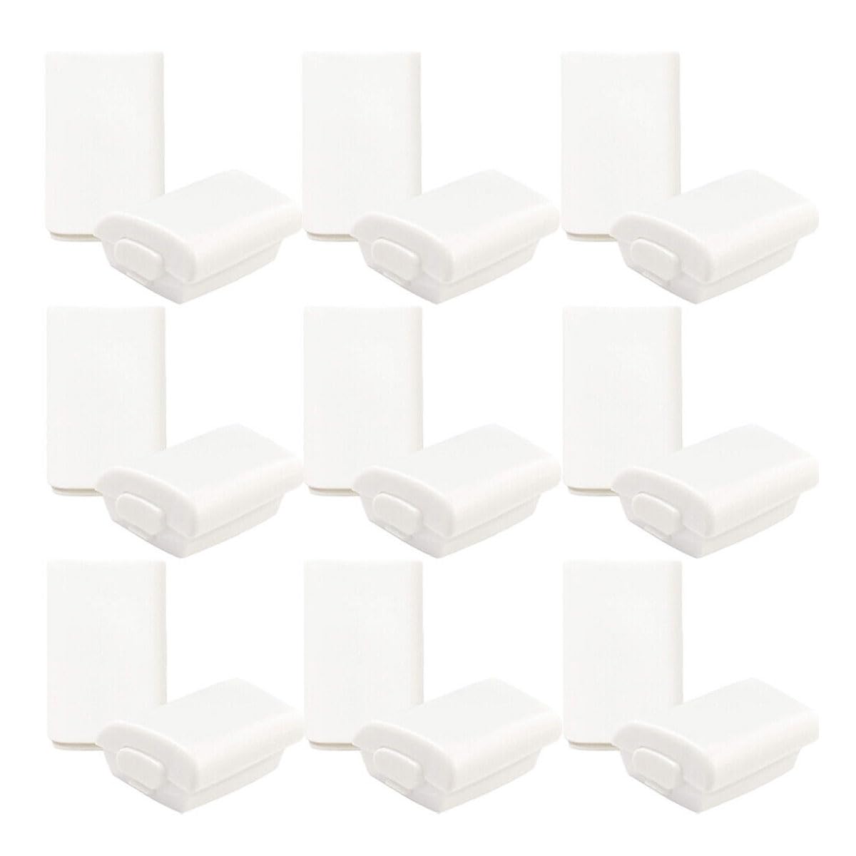 20PCS White Battery Replacement for Xbox 360 Controller Case, Shell, Pack Cover