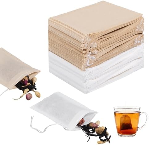 200Piezas Bolsas De Filtro De Té Desechables,Bolsas Para Te,Bolsa...
