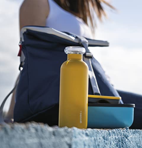 Guzzini - On The Go, ENERGY, Bottiglia Termica da Viaggio - Azzurro, Ø 7.3 x h21.2 cm | 500 cc - 116700134 - Immagine 2