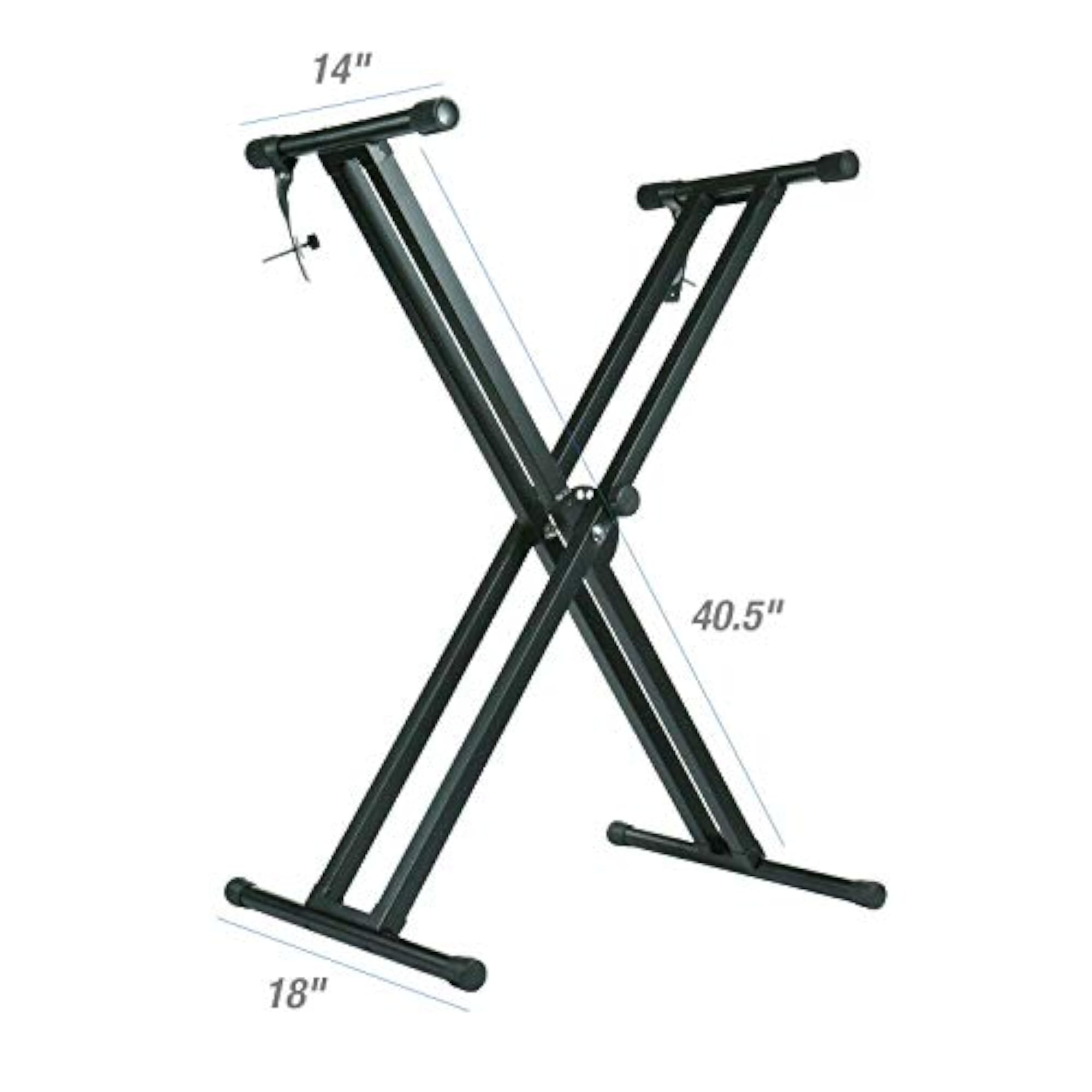 Piano Stand Adjustable X-Type Universal Double-Braced