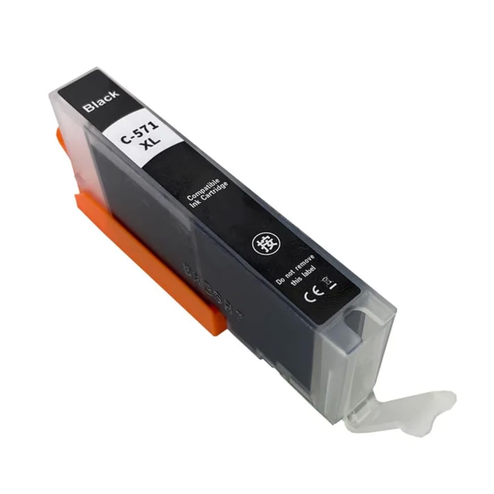 Compatible Ink Cartridge PGI-570 CLI-571 PGI570 570XL for MG5750 MG5751 MG5752 MG5753 MG6850 TS5050 TS5051 TS5052(C-571XL BK 1PC)