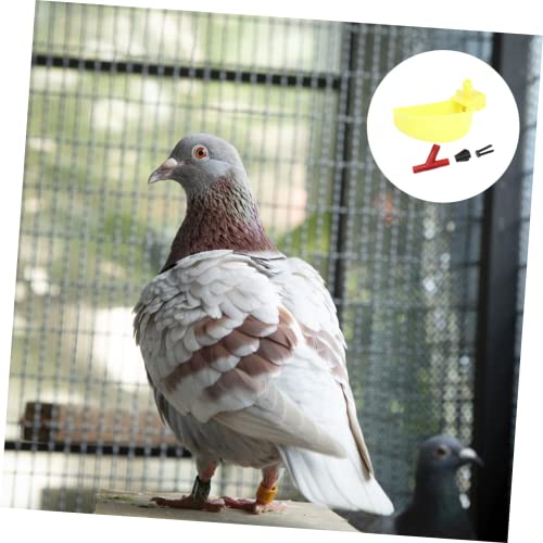 VANZACK Cage Drinker Bird Water Dispenser Poultry Pigeon Game Bird Feeding Equipment Auto Drink Feeder Bowl Random Color