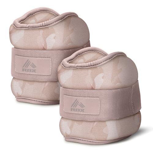 Image of RBX Wrist & Ankle Weights Set, Adjustable Comfort Fit for Training & Toning