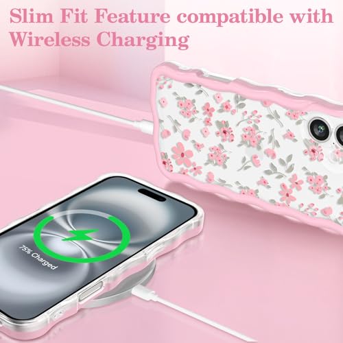Coque iPhone 16 fleur rose : évitez les rayures avec ce silicone antichoc - 5