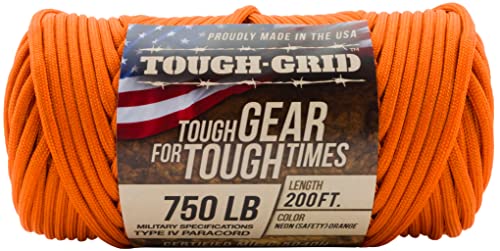 Image of TOUGH-GRID 750 Paracord, 100% Nylon, Made in USA, Type IV Mil-Spec Cord
