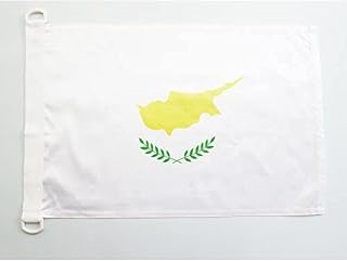 AZ FLAG Bootflagge Zypern - 45x30 cm - Zypriotische Bootsfahne 30 x 45 cm Marine Flaggen - Flaggen