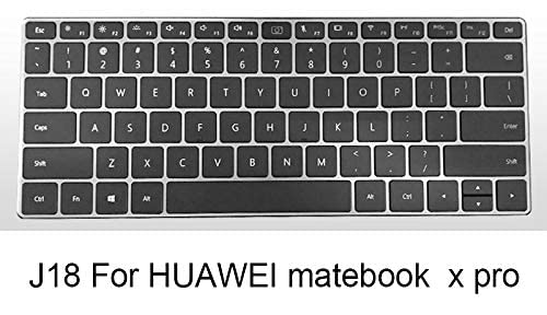 Hrh Soft-Touch Ultra Thin Protective Skin Silicone Keyboard Cover For Huawei Matebook X Pro 13.9" Laptop(2018 Release) For Matebook 14" 2019 X Pro Protective Skin,Travel Space #TOP1