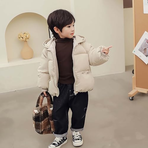 Coat for Boys Winter Boys Winter Warm Thick Solid Cotton Long Sleeve Padded Jacket Coat Clothes2