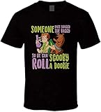Someone Pass Shaggy The Baggy So He Can Roll Scooby A Doobie Funny Weed Cannabis T Shirt Black