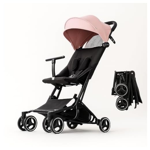 Silla de Paseo ligera,Reclinable,Carro Bebe desde 6 meses hasta 22 kg BEBE2LUXE PIKO (rosa)