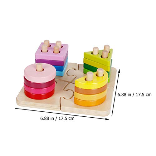 Toyvian 1 Conjunto de Brinquedos de Combinação de Forma Brinquedo de Emenda para Crianças Brinquedo