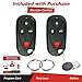KeylessOption Keyless Entry Remote Control Car Key Fob Replacement for E4EG8D-444H-A (Pack of 2)