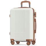 Maleta De Viaje Carry On 20' de Mano Cabina 10kg Rígida Doble Refuerzo Con * TSA Lock * Luggage suitcase Armored Travel (CarryOn - Palace)