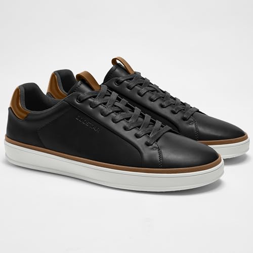 Coostar Men's Casual Shoes – Comfortable Lightweight Black Dress Sneakers with Classic Lace‑Up Design, Size 11 angle 3