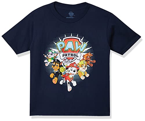 Paw Patrol Baby Boys Group Short Sleeve T-Shirt Movie And Tv Fan T Shirts, Navy Heather, 3T Us #TOP7
