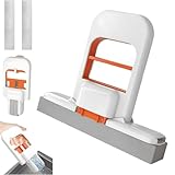 Vielseitig einsetzbar --- hat eine starke Fähigkeit, Flecken zu entfernen und kann mit einer Hand bedient werden. Geeignet für alle Arten von Tischplatten, Fensterscheiben, Böden, Küchen, Wohnzimmer und Bäder.