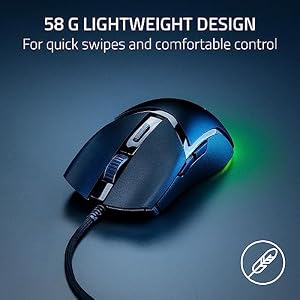 Razer Cobra Wired Gaming Mouse, Gen-3 Optical Switches, 58g, Black — photo 2 of 6
