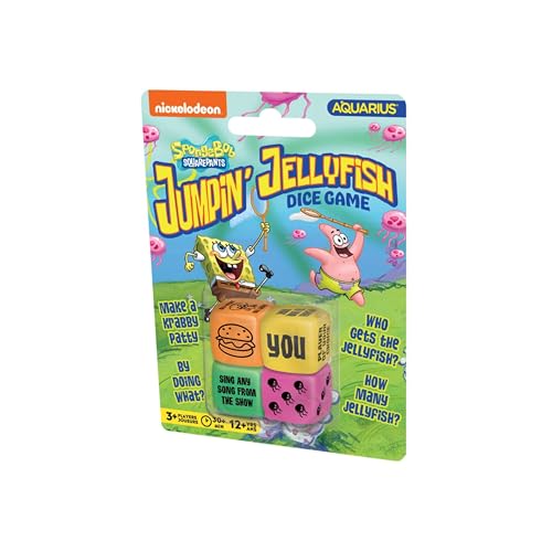 AQUARIUS Spongebob Jumping Jellyfish Dice Rolling Game