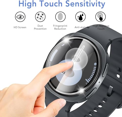 Image of Supershieldz Tempered Glass for Samsung Galaxy Watch 8 (44mm) - 2 Pack