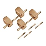 ROUHO Uhrarmband Endstück Umwandlungsset - Metall Uhr Verbindungsteile Schrauben für Audemars Piguet Royal Oak Offshore 15400 15500 26331 15202-Roségold 3.5mm