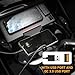 Kucok BMW X3/X4 Wireless Charge Custom-Compatible with BMW X3 2018-2024 and BMW X4 2019-2025, for BMW X3/X4 Accessories,15W Wireless Charger Pad Mat for BMW X3/X4, with QC 3.0 USB Fast Charging Port