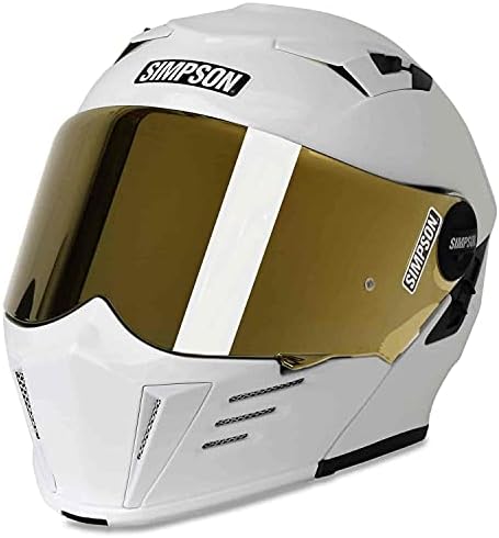 Simpson Helmets M59L1 Mod Bandit DOT/ECE Certification Large White