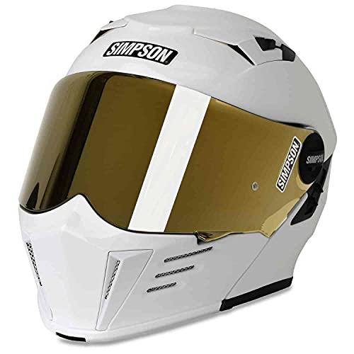 Simpson Helmets M59L1 Mod Bandit DOT/ECE certification Large White