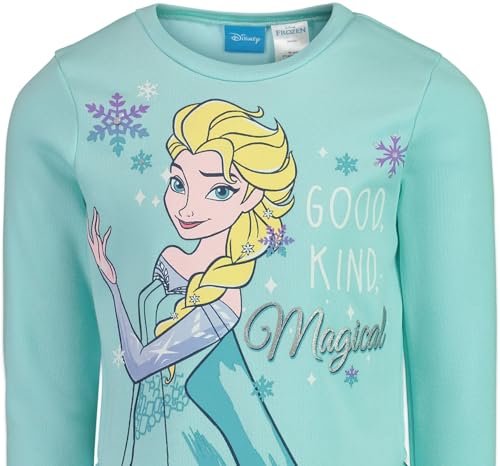 Image of Disney Frozen Girls' Fleece Sweatshirt and Leggings Set Toddler to Big Kid