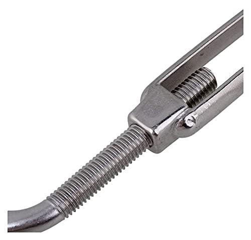 4 piezas Tensores tipo Gancho de acero inoxidable 304 para cables, kit de hardware resistente para tensión de cable miniatura 6