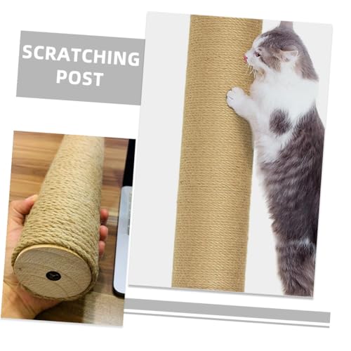 Poste Rascador Vertical de Madera para Gato WOONEKY miniatura 3