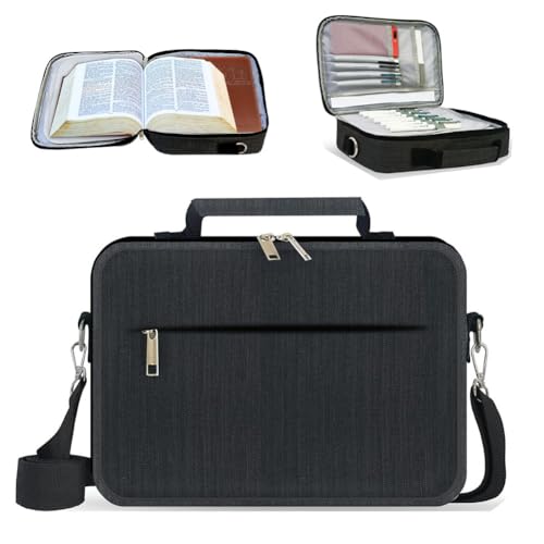 Capa da Bíblia Grande Capa Bíblica para Mulheres Homens Bolsa de Igreja Bolsa de Diário Livro da Bíb