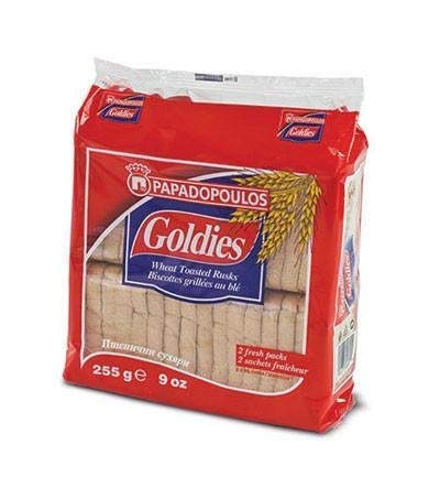 Goldies Toast Wheat Rusks (Box of 24 Packs)