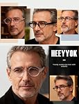 HEEYYOK 2.0 Reading Glasses Women Round Readers Glasses For Small/Petite Face Round Retro Mini Oval Frame Men Reader Cute Lightweight Comfort Spring Hinges