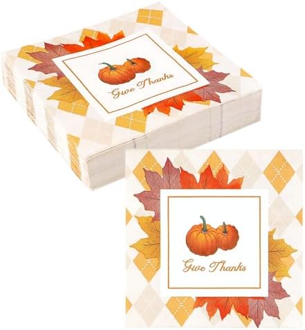 Thanksgiving Dinner Napkins...