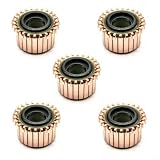Kupfer-Kommutator mit 24 Stangen – 25,5 mm OD x 10 mm ID x 17 (18,8) mm Höhe für DC-Motor-Leistungsoptimierung (5 Stück)
