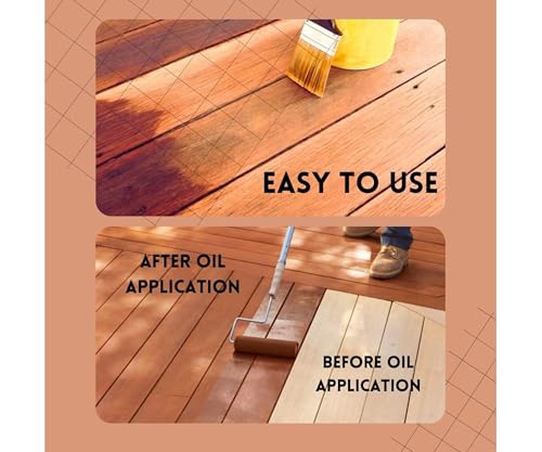 LT2,5 Bona Decking Oil - Oilo Neutro Per Decking Da Esterno (Teak) - 5