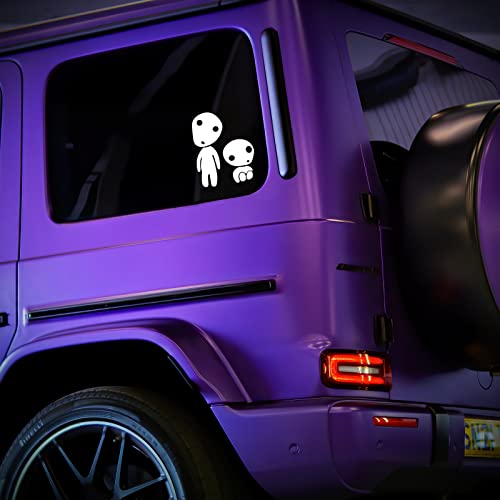 Tree Princess Spirits Mononoke Decal Vinyl Sticker Auto Car Truck Wall Laptop | White | 4" X 5.5" #TOP2