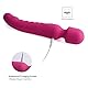 Vibratoren für Sie Magic Wand Massager Doppelkopf Massagestab mit Zwei Unabhängigen Vibrationsmotoren Wasserdicht Beheizbarer Silikonkopf Sexspielzeug für Sie Frauen und Ihn (rosa)