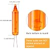 Mudder 60 Count 2.5v Christmas Lights Mini Incandescent Wire String Lights Replacement Bulbs Indoor Outdoor Halloween Christmas Light Decorations(Red, Yellow, Blue, Green, Orange)