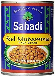 Sahadi una tradición de calidad Fava Beans 20,5 oz Paquete de 6 unidades.