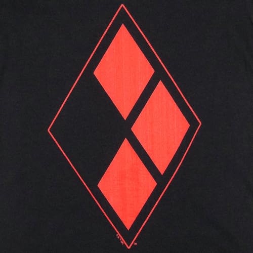 Harley Quinn Diamond Red Logo Women's Fit T-Shirt2