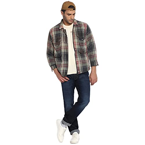 Image of Wrangler Men Millard Midnight Blue Regular Fit Jeans