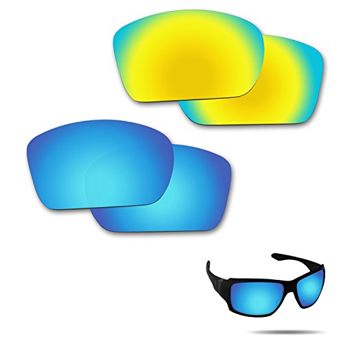 Lentes de repuesto para Oakley Big Taco polarizadas baratas pack 2 pares Fiskr